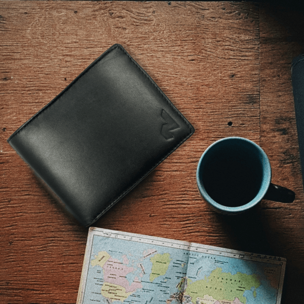 StealthCraft Black Leather Wallet